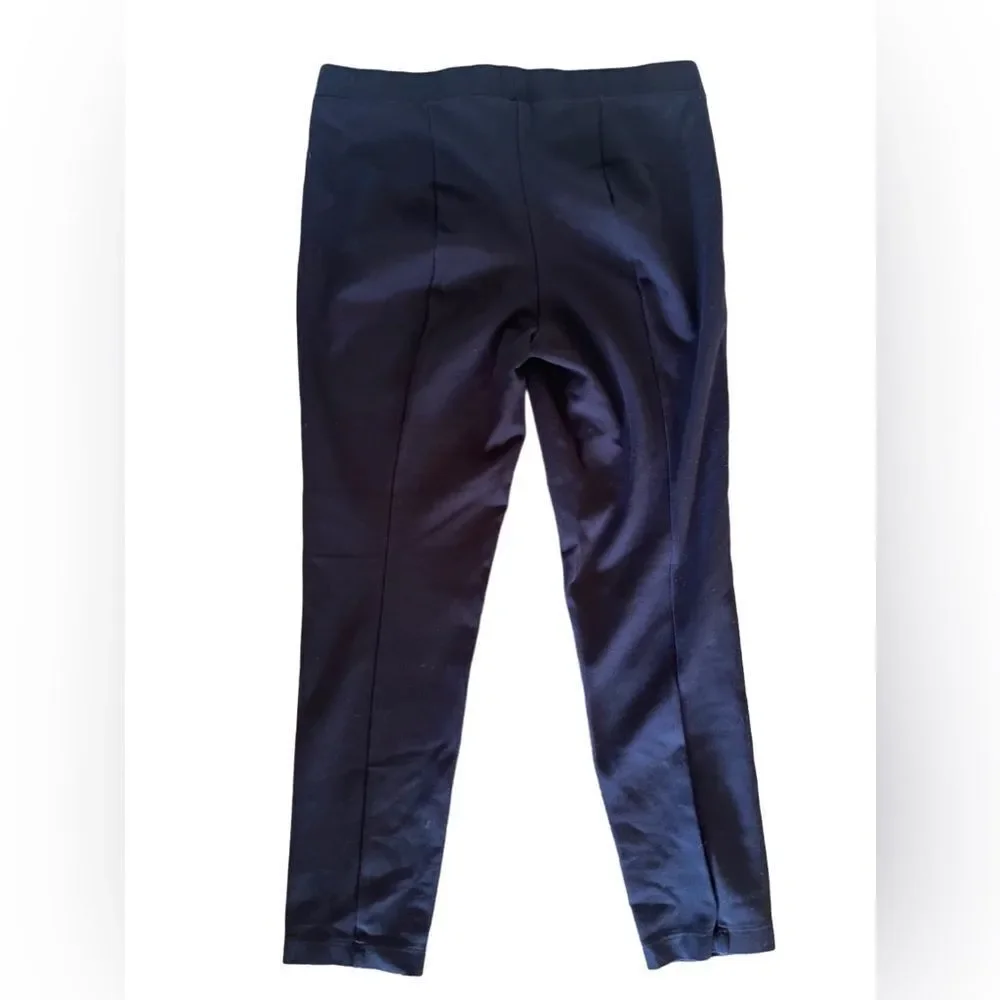Crown & Ivy Petite Women’s Dark Blue Elastic Stretch Activewear Leggings Size:PM
